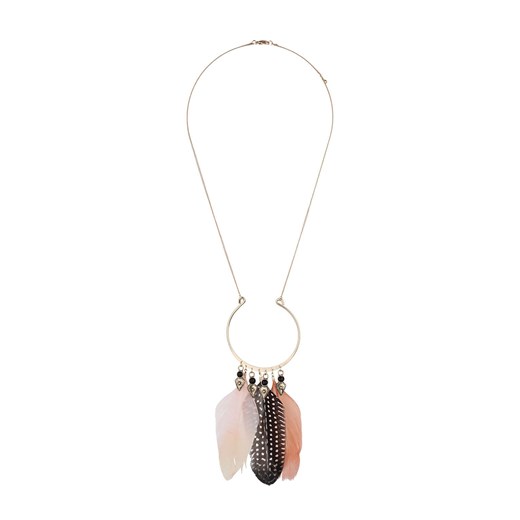 Ring and Feather Necklace topshop  