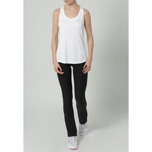 Nike Performance MILER Top white zalando czarny lato