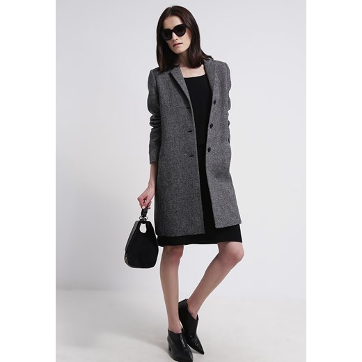 Gant Płaszcz wełniany /Płaszcz klasyczny black zalando  bez wzorów/nadruków