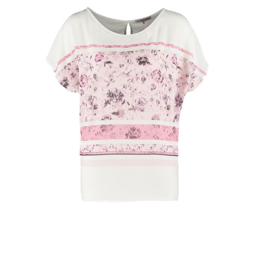 Anna Field Tshirt z nadrukiem pink/offwhite zalando bezowy Bluzki z krótkim rękawem