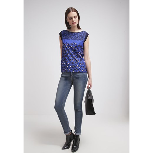 Esprit Collection Bluzka navy zalando  guziki