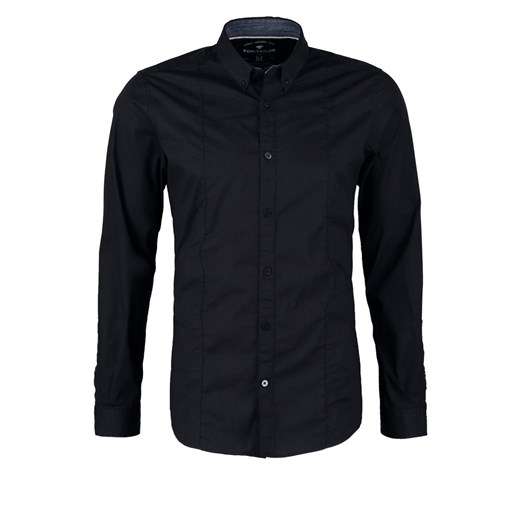 Tom Tailor FLOYD Koszula black zalando czarny abstrakcyjne wzory