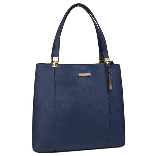 Torebka TOMMY HILFIGER - Hinges Saffiano Tote BW56928389  467 eobuwie-pl szary casual