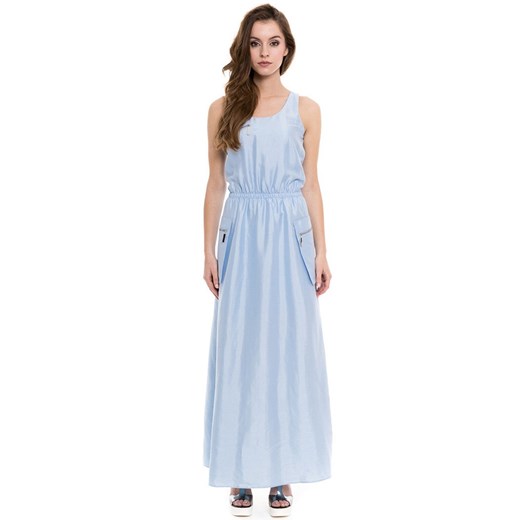 Sukienka - Simple - Sukienka answear-com niebieski lato
