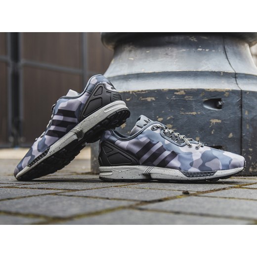 BUTY LIFESTYLE ADIDAS ZX FLUX DECON M19685 sneakerstudio-pl szary jesień