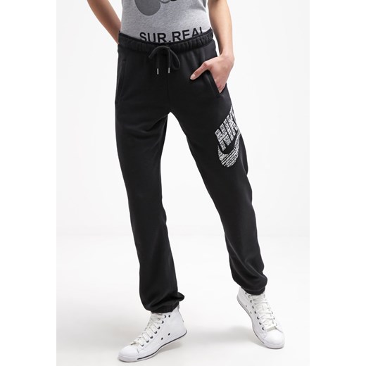 Nike Sportswear RALLY Spodnie treningowe black/black/summit white zalando bialy długie