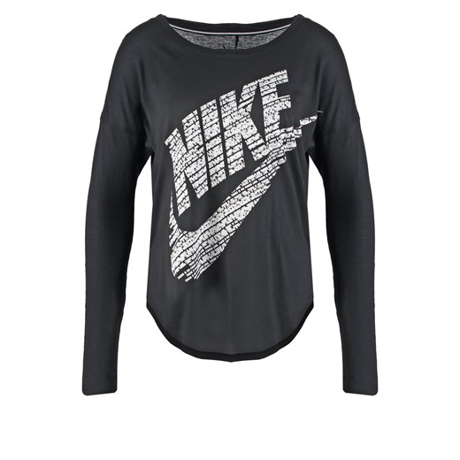 Nike Sportswear NIKE SIGNAL Bluzka z długim rękawem black zalando szary bawełna