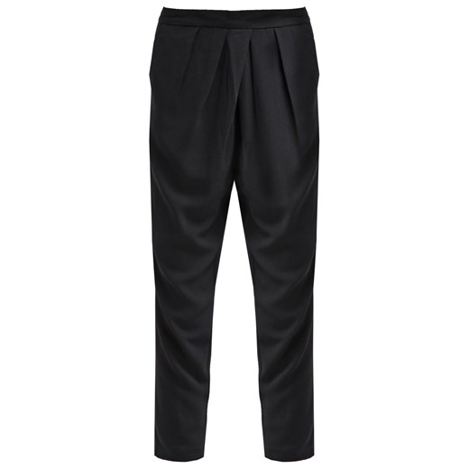 ONLY ONLVOLUME Spodnie materiałowe black zalando czarny bez wzorów/nadruków