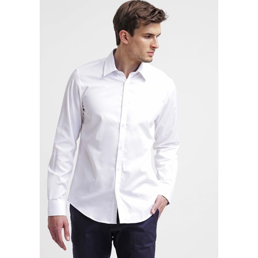 Esprit Collection Koszula biznesowa white zalando bialy bez wzorów/nadruków