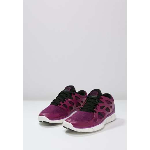 Nike Sportswear FREE RUN 2 EXT Tenisówki i Trampki mulberry/purple dusk/black/dark grey zalando czerwony lato