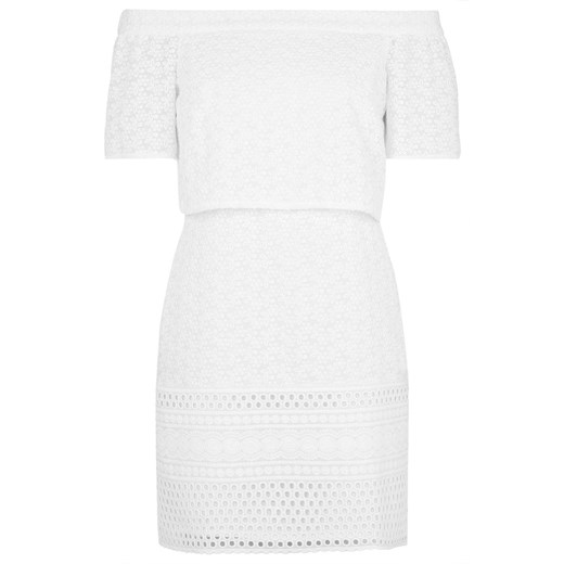 Embroidered Bardot Dress topshop bialy haft
