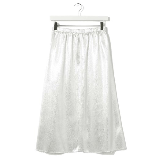 Metallic Skirt by Boutique topshop bialy 