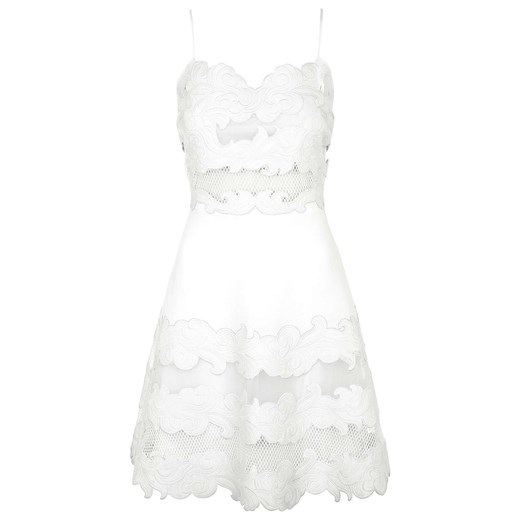 Limited Edition Applique Skater Dress topshop bialy na co dzień