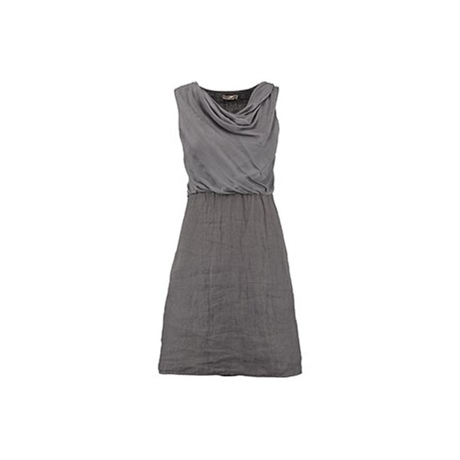 Grey Silk Linen Cowl Dress tkmaxx szary 