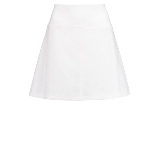 Esprit Collection Spódnica mini white zalando  bez wzorów/nadruków