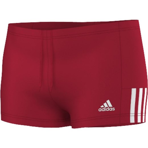 Kąpielówki adidas 3 Stripes Boxer M S22948 hurtowniasportowa-net czerwony elastan
