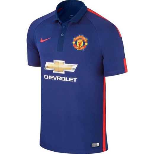 Koszulka Nike Manchester United SS Stadium 631205-419 hurtowniasportowa-net granatowy duży