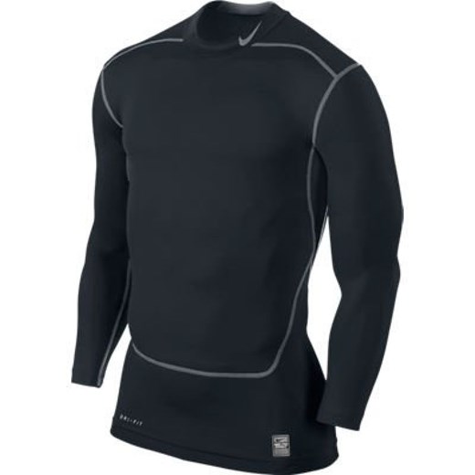 Koszulka termoaktywna Nike Core Compression LS MOCK 2.0 449795-010 hurtowniasportowa-net czarny fitness