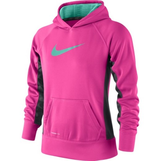 Bluza Nike KO 2.0 Hoody Junior 546099-640 hurtowniasportowa-net rozowy Bluzy dziewczęce z kapturem