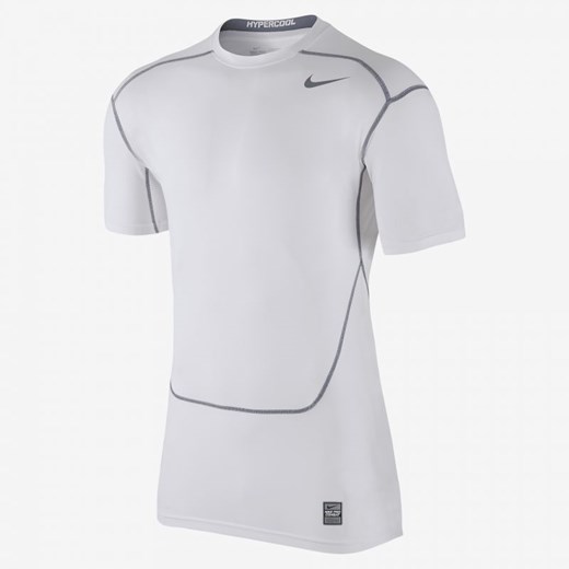 Koszulka termoaktywna Nike Pro Commbat Hypercool Short-sleeve M 636147-100 hurtowniasportowa-net szary abstrakcyjne wzory