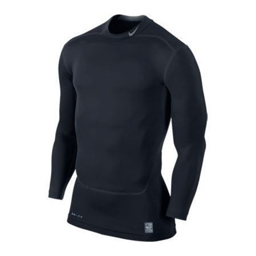 Koszulka termoaktywna Nike Core Compression LS MOCK 2.0 449795-477 hurtowniasportowa-net czarny fitness