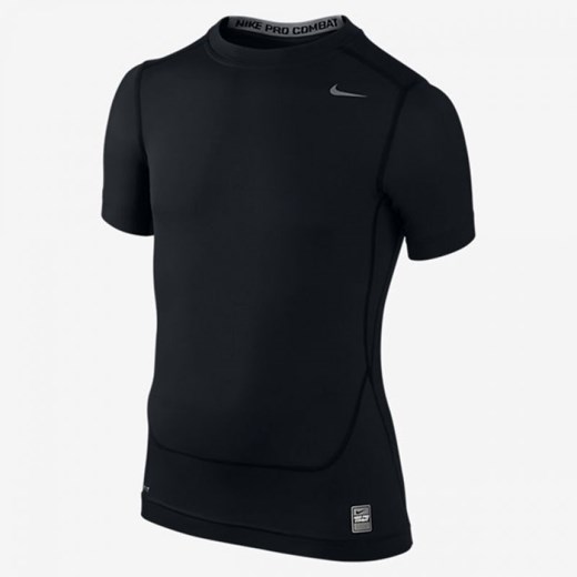 Koszulka termoaktywna Nike Core Compression SS Junior 522801-010 hurtowniasportowa-net czarny duży
