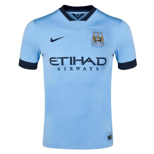 Koszulka meczowa Nike Manchester City Stadium 611050-489 hurtowniasportowa-net niebieski krótkie