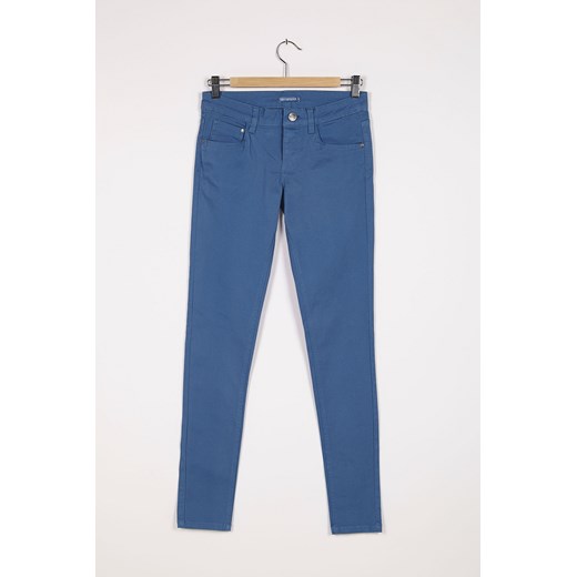 Tight elasticated trousers terranova niebieski skinny