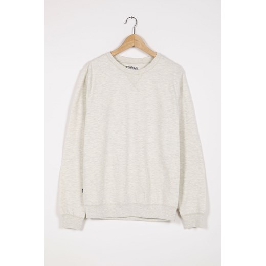 Closed sweatshirt terranova bezowy kaptur