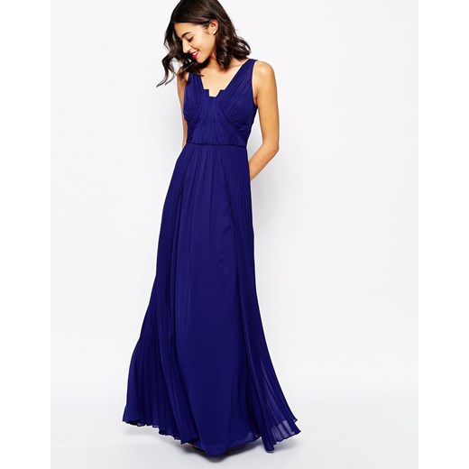 Coast Christelle Maxi Dress - Cobalt blue asos granatowy 