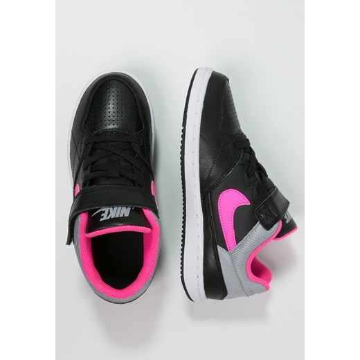 Nike Sportswear PRIORITY Tenisówki i Trampki black/pink pow/wolf grey zalando czarny ocieplane