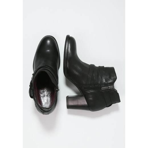 Marc O'Polo Ankle boot black zalando czarny bez wzorów/nadruków