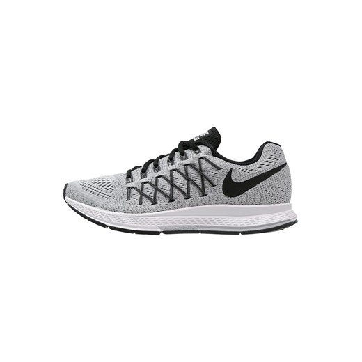 Nike Performance AIR ZOOM PEGASUS 32 Obuwie do biegania Amortyzacja pure platinum/black/dark grey zalando szary Buty do biegania męskie