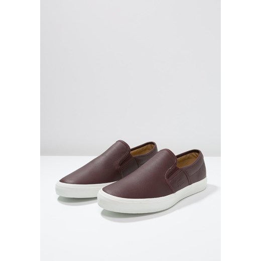 Lacoste GAZONE  Półbuty wsuwane dark brown zalando szary bez zapięcia