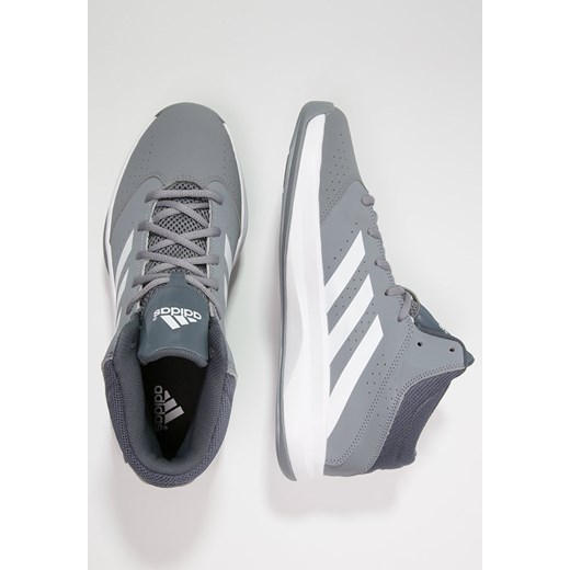 adidas Performance ISOLATION 2 Obuwie do koszykówki grey/white/onix zalando szary jesień