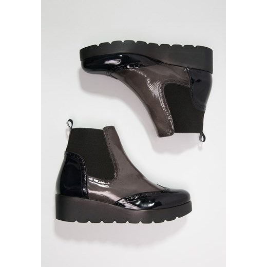 Vitti Love Ankle boot marino/gris zalando czarny bez wzorów/nadruków