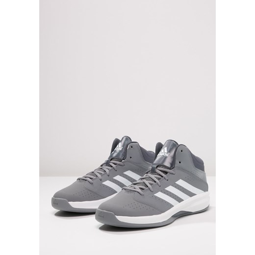 adidas Performance ISOLATION 2 Obuwie do koszykówki grey/white/onix zalando szary koszykówka