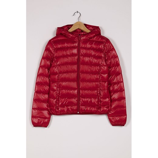 100g jacket with hood terranova czerwony casual