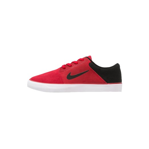 Nike SB PORTMORE Tenisówki i Trampki gym red/black/white zalando czerwony ocieplane