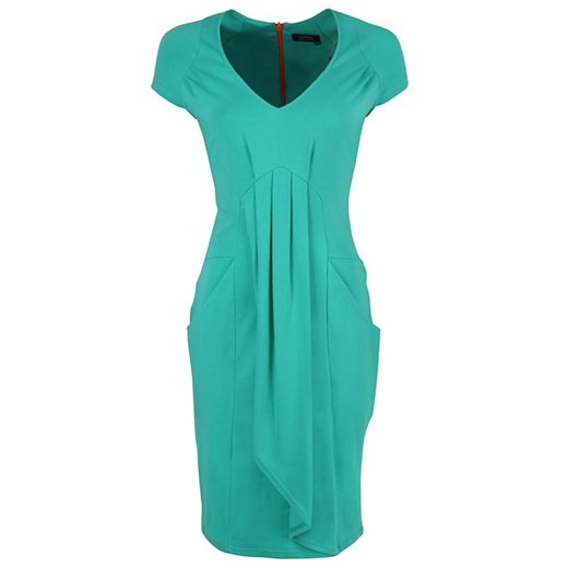 sukienka #14.8.8 emerald showroom-pl turkusowy lato