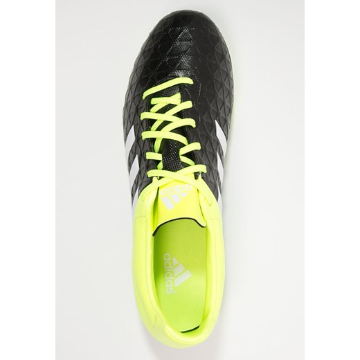 adidas Performance ACE 15.4 FxG Korki Lanki core black/white/solar yellow zalando zielony Korki męskie