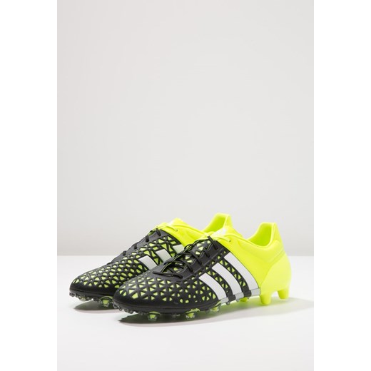 adidas Performance ACE 15.1 FG/AG Korki Lanki solar yellow/white/core black zalando zielony lato