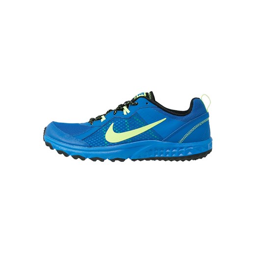 Nike Performance WILD TRAIL Obuwie do biegania Szlak solar/ghost green/black zalando niebieski Buty do biegania męskie