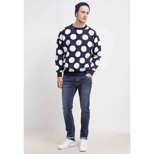 adidas Originals STAN Bluza conavy/white zalando bawełna