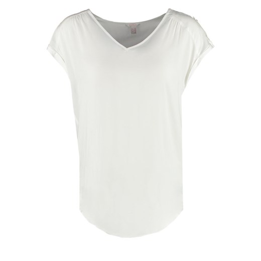 Esprit Tshirt basic off white zalando szary bez wzorów/nadruków