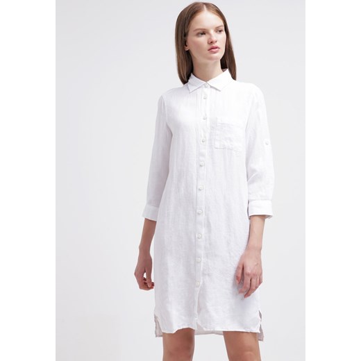 0039 Italy GRACIA Sukienka koszulowa white zalando bezowy do pracy