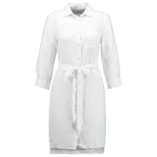 0039 Italy GRACIA Sukienka koszulowa white zalando szary bez wzorów/nadruków