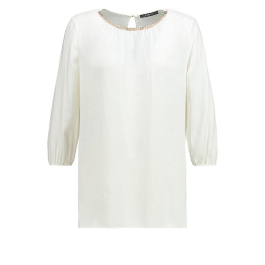 Esprit Collection Bluzka off white zalando bialy bez wzorów/nadruków