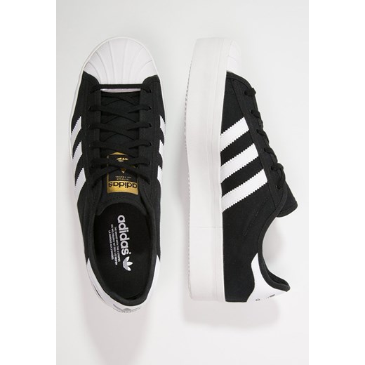 adidas Originals SUPERSTAR RIZE  Tenisówki i Trampki core black/white/gold zalando czarny lato