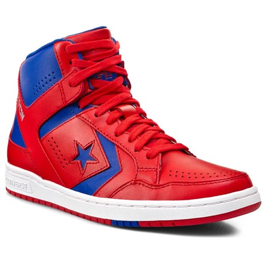 Sneakersy CONVERSE - Weapon Mid 144546C Red/Blue/Whi eobuwie-pl pomaranczowy casual